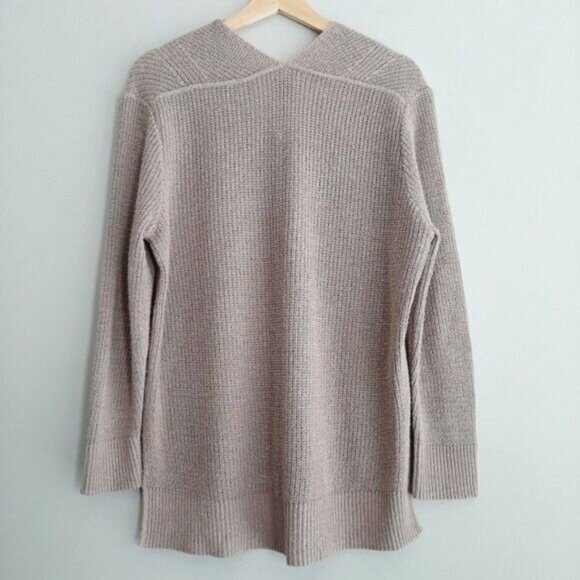 EDDIE BAUER Easy V-Neck Pullover Sweater Hi-low Sz S - Picture 8 of 10